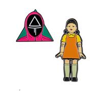Set Of 2 Pins Younghee Squid Game Soldie