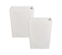 Set of 2 Plant Pots CYRODALIS 42 cm White