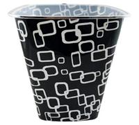 Set Of 2 Plastic Dust Bin Home Office Rubbish Waste Bedroom Paper Square Multi Use