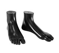 Set Of 2 Professional PVC Foot Models For Shoe Marketing Displays & Anatomy Training Handmade Feet Shaped Bookends