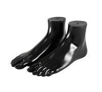 Set of 2 Professional PVC Foot Models for Shoe Marketing Displays & Anatomy Training Handmade Feet Shaped Bookends