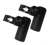Set Of 2 Quick Lock External Trekking Pole Locks With Aluminum Alloy Flip Lock For Secure And Adjustable Hiking Pole Use(for16mm tube)
