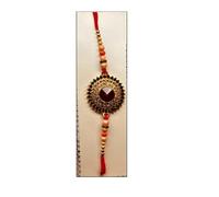 Set of 2 Rakhi for Brothers - Red Thread and Pearls Rakhi Bracelets for Siblings, Brother, Bhahbi - Best Raksha Bandhan Gift for Brother - Bracelets for Loved Ones