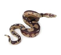 Set of 2 Realistic Fake Snake Toys for Halloween, Simulation Snake Toys for Scary Pranks in the Garden, Soft and Odorless Plastic Figures for Kids and Adults, 14 X 13 X 6 Cm