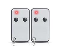 Set of 2 Remote Control for Roger E80 TX52R 2 Channels 433.92 MHz for Gate and Garage Replacement Remote Control