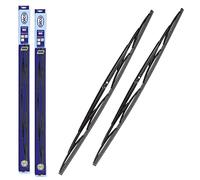 Set of 2 Replacement Wiper Blades Bus Truck Boat HGV Heavy Duty Bolt Screw In Fitting (35'' 35'')