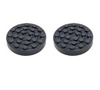 Set of 2 Rubber Pads 123mm - Real Rubber 2 Post Car Lift Ramp Pads Compatible With Bradbury, Hofmann, Ravaglioli