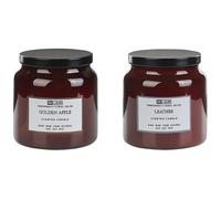 Set of 2 Scented Candles ABSOLUTE ALCHEMY Soy Wax Fruity Notes Fresh Notes