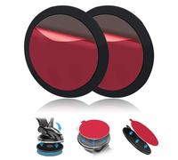 Set of 2 Self-Adhesive Dashboard Mounting Plates for Suction Cup Base Adhesive Dashboard Pad Mounting Disc for Garmin Tomtom Navigation Devices Dash Cam Windscreen Camera Holder