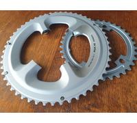 (Set of 2) Shimano 105 FC-5800 Chainrings 52+36t Chain Rings (Silver) 11s (NEW)