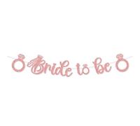 Set of 2 Shiny Hen Party Banner | 9.8ft Pink Hen do Bride to Be Banner Hanging Bunting | Hen Party Accessories for Bridal Shower Hen Night Decorations