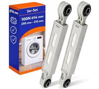 Set of 2 Shock Absorbers Washing Machine Diameter 14 mm 100N with Original Code 4055211207 8996450506309 8996451209606 8996453289507 for AEG Electrolux 00091219 00107654 for Bosch for Siemens 006 for