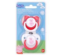 Set of 2 Silicone Anatomical Teat Dummies + 6 m with Peppa Pig Little One Case