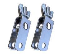 Set Of 2 Silver Drum Mounting Clamps Metal Drum Holder Drum Connector For Live Performances And