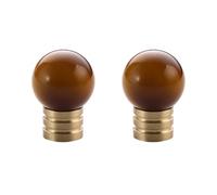 Set of 2, Single Hole Knob 25mm Cute Ceramic Decorative Round Knobs for Home Kitchen Cabinet Hardware Cupboard Door Dresser Wardrobe Handle Drawer Pulls with Screws