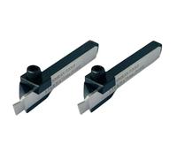 Set of 2 Small Mini Parting Tool Holder Cut Off Tool HSS Blade Unimat Mini Lathe