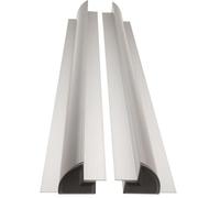 Set of 2 Solar Panel Spoiler Aerodynamic Aluminium Mounting Brackets for Motorhomes & Caravans