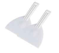 Set of 2 Space Saving Dough Scraper with Hanging Hole Food Grade Pizza Shovel Triangle Soft Dough Spatula Cooking Tool