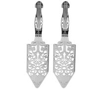 Set of 2 Stainless Steel Absinthe Spoons, Gothic Absinthe Spoon Making Kit