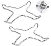 Set Of 2 Stainless Steel Gas Restrictor For Gas Stove Gas Stove Support Top Grid