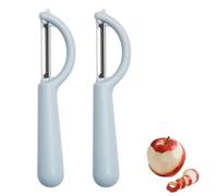 Set of 2 Stainless Steel Peelers - Multifunctional Vegetable Peeler, Kitchen Peeler for Peeler for Asparagus Cucumber Orange