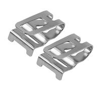 Set of 2 Steel Belt Clips with Screws for Bosch 18V Cordless Drill, Fits GSB18V755C, GDX18V1860C