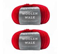 Set of 2 Superwash Sock Wool for Knitting, 4 Ply Sock Yarn from 75% Pure Wool - 25% Polymide, 50g Sock Hand Knitting Yarn