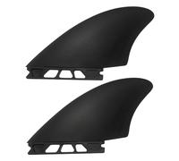 Set of 2 Surfboard Fins, 2 Paddle Board Fins - PVC Surf Watershed Longboard Fins Replacement Paddle Board Fins Wear Resistant