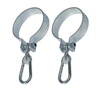 Set of 2 Swing Clamp with Carabiner for Round Wooden Diameter 12 cm