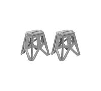 Set of 2 Tom Foldable Chair - Silver Keeeper Silver One Size
