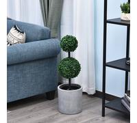 Set of 2 Topiary Tree Plant