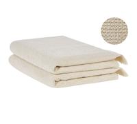 Set of 2 Towels ATIU Terry Cotton Beige