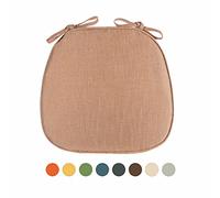 Set of 2 U Shaped Non Slip Chair Cushions with Ties Durable & Breathable Dining Chair Pads for Comfort in Dining Room Perfect for Home Décor & Everyday Use