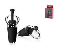 Set Of 2 Vacuvin Pourers And Stoppers