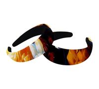 Set of 2 Velvet Wide Headbands for Women, Horses Painting Colorful Sky Accessories Padded Head Bands Beauty Hairbands Girls Thick Hair Bands