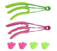 Set of 2 Venetian Blind Cleaner Tool with 6 Removable Microfibre Sleeves, Washable Blind Cleaner Brush for Window Blinds, Air Conditioner Vents Car AC Vents and More