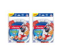 Vileda Turbo 2in1 Spin Mop Refill, Pack of 2 Head...