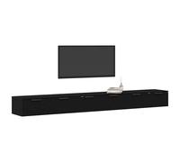 2x Wall Cabinets Engineered Wood Wall Floating Cabinet Multi Colours vidaXL