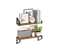 Set of 2 Wall Shelves 2 Mounting Ways