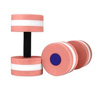 Set of 2 Water Dumbbells Aerobics Swimming Pool Dumbbells for Exercise, Sports Aquatic Exercise Dumbbells Set Foam Dumbbells Fitness Resistance Barbells Float Water Aerobics Equipment for Weight Loss