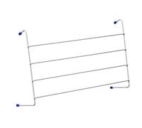 Set of 2 White Radiator Airers, 4 Bar Radiator Clothes Dryer, Over Radiator Drying Rack For Compact Laundry Premier Housewares White One Size