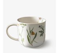Set of 2 Wild Floral Mugs White