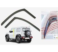 Set Of 2 Wind Deflectors IN-CHANNEL Type Compatible with SUZUKI JIMNY 2018 to 2024 Models Acrylic Side Visors Window Deflectors Suzuki Jimny