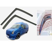 Set Of 2 Wind Deflectors IN-CHANNEL Type Compatible with VW CRAFTER & MERCEDES SPRINTER 2006 to 2018 Models Side Visors Window Deflectors Sprinter
