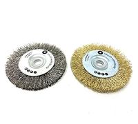 Set of 2 Wire Brush Cleaning Disc Suitable for Bosch GWS 10.8 12V 76 Accessories Sanding Discs Mini Battery Angle Grinder