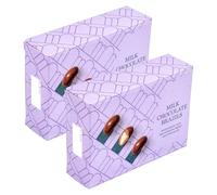 Set of 2 x 150g Premium Milk Chocolate Coated Brazil Nuts in Gift Boxes, Enrobed with Creamy Milk Chocolate, 300g