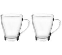 Set of 2 x 25.5cl Glass Mugs