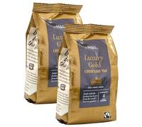 Set of 2 x 250g (500g) Luxury Gold Loose Leaf Tea, Finest Blend, Strength 4, Fairtrade