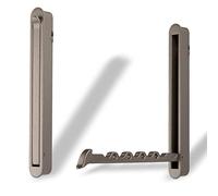 Set of 2 x Folding Hook ELBA Modern Clothes Hook Clothes Rack Coat Hook Folding for Recessing / 140 x 16/128 mm /
