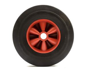 Set of 2 x Heavy Duty 10 Inch Wheel + Solid Rubber Tyre 255mm 200kg Dinghy Launch Trolley